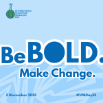 Be Bold. Make Change. - Blue Theme Image
