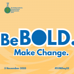 Be Bold. Make Change. - Orange Theme Image