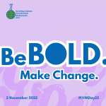 Be Bold. Make Change. - Purple Theme Image