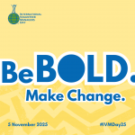 Be Bold. Make Change. - Yellow Theme Image